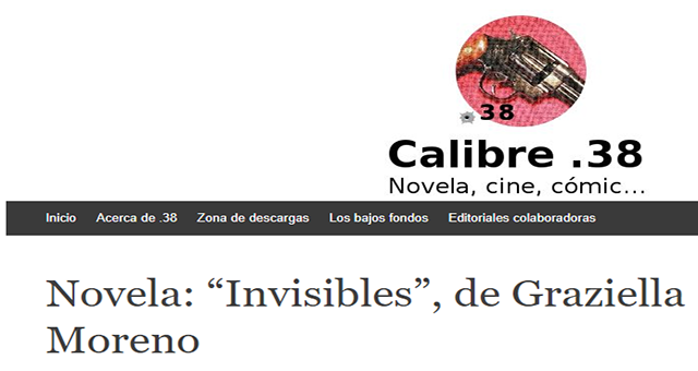 Novela: “Invisibles”, de Graziella Moreno
